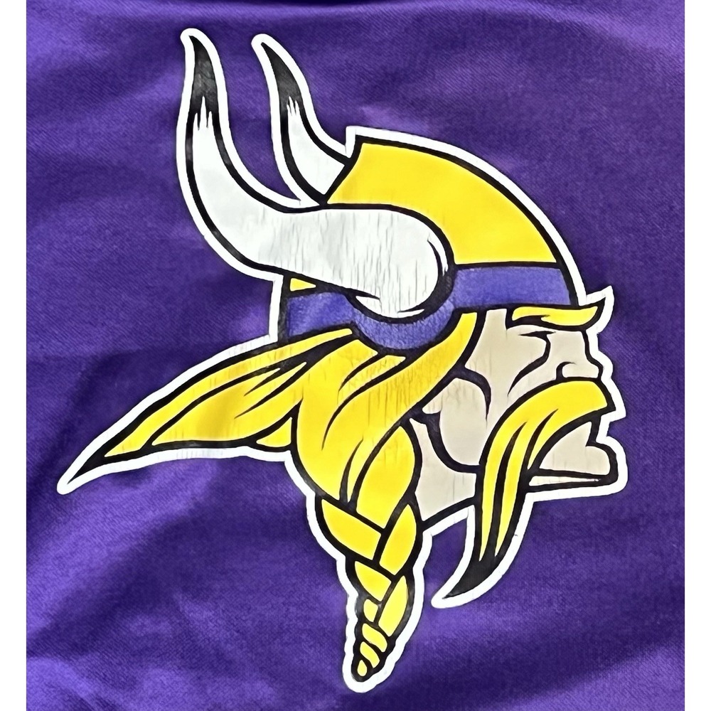 Minnesota Vikings Hoodie Youth Boys 8 Purple Pullover NFL Activewear Sweatshirt - Picture 3 of 11